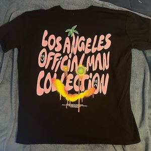 Mens L Limited Edition Los Angeles Palm Tree Graphic Print T-Shirt